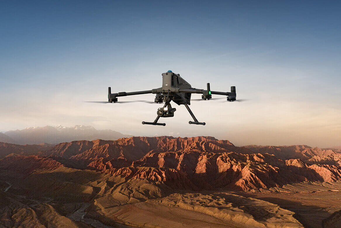 DJI M400 drone used for surveying and mapping operations